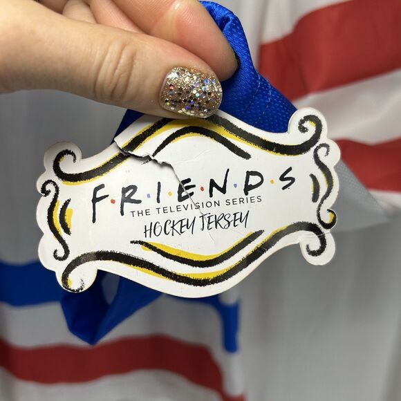 New Friends TV Show Official Hockey Jersey WB Men Size L/XL NWT - Picture 3 of 10